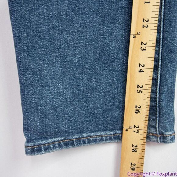 NEW Madewell The Perfect Vintage Straight Jean in Bright Indigo Wash, 27 - Picture 7 of 16